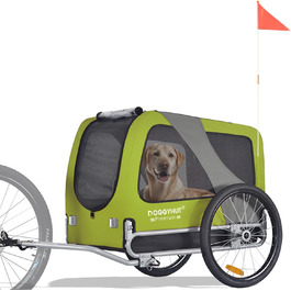 DOGGYHUT® Преміум велосипедний причіп для собак, великий, 270 л, для середніх і великих собак