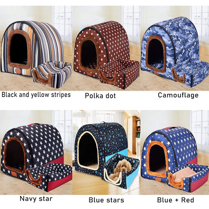 Будинок для собак великого розміру з дахом, для лабрадора, заспокійлива печера, середній розмір, можна прати, ортопедичний матрац, плетений кошик, підігрівальний матрац, проти тривоги, Джамбо, невеликий намет, міцний