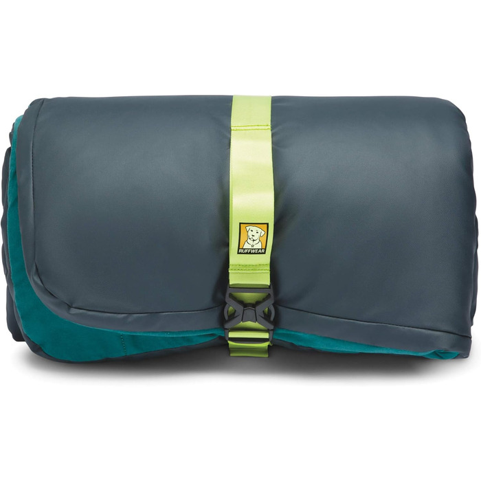 Ліжко для собак RUFFWEAR Mt Bachelor Pad M, темно-зелене, туристичне, складне, для кемпінгу та подорожей