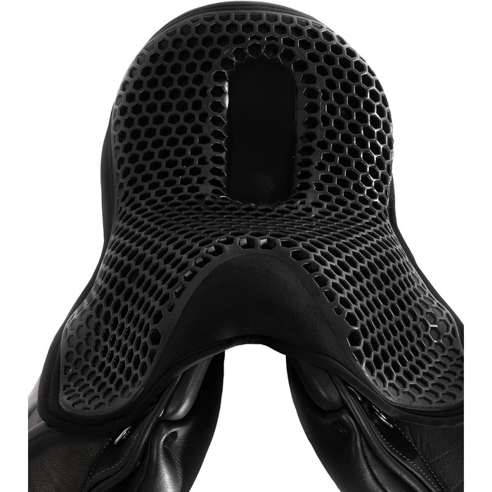 Гелева ортопедична подушка для сідла Acavallo Dressur Gel Out Ortho Coccyx 20 мм, розмір M, чорна