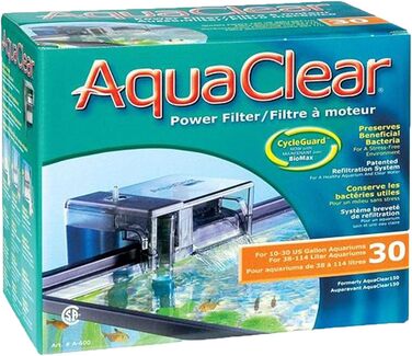 Зовнішній фільтр AquaClear 30 для акваріумів 38-114 л, 6 Вт, навісний