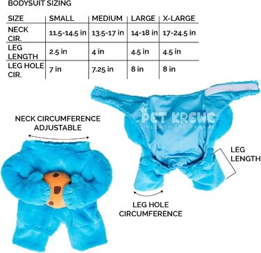 Костюм для собаки Пета Креве Сезамний Вулиок, Кукі Манстер, Великий