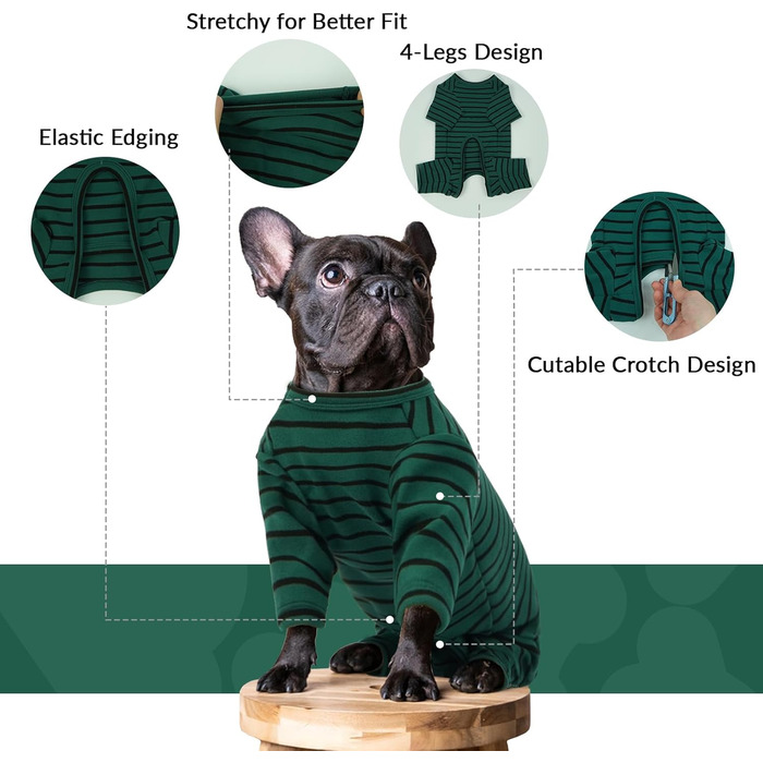 Теплий зимовий пуловер для собак з флісу (зелений, L)