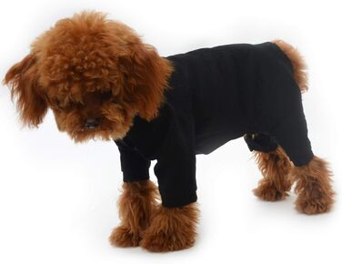 Комбінезон для собак Lovelonglong з чистої бавовни, 4 лапи, для великих та середніх собак, розмір XXL, Зелений (XXXXXL (Велика собака ~50 кг), Чорний)