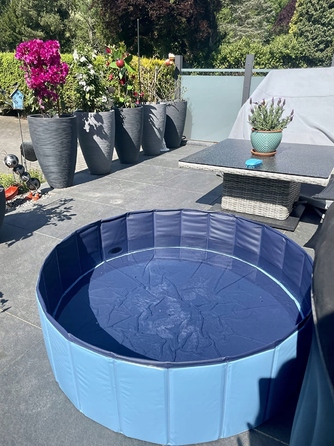 Великий посилений садовий басейн для собак XXL — Меганабір