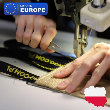 Dingo Gear бітуск із джуту з ручкою 28x4 см для тренування собак IGP IPO, іграшка-апорт