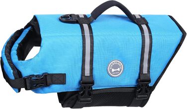 Жилет для плавання собаки VIVAGLORY, спортивний стиль, для човнів, підтримка та допомога у плаванні, розмір M