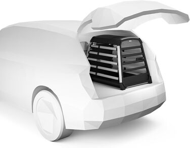 Трейлер для собак Thule Allax XXL, чорний/алюміній - переноска для собак у машину