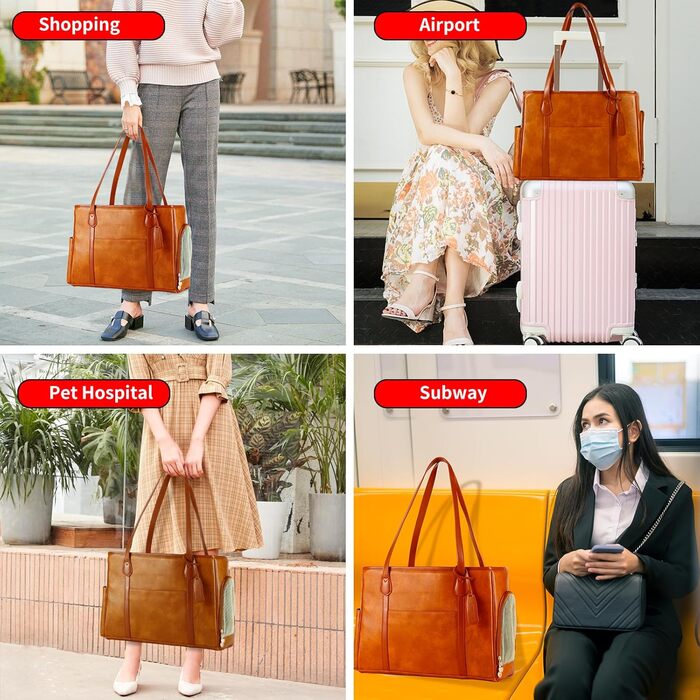 Сумка-переноска для собак та котів Monanller, шкіряна, для маленьких собак, кошенят, цуценят, схвалена авіаперевізниками, м'які стінки, коричнева