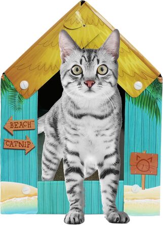 Будиночок для котів з кігтеточкою та котячою м'ятою Summer Kitty Cove