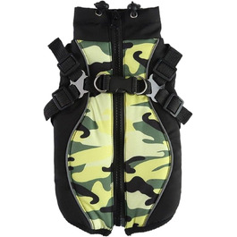 Водонепроникна зимова куртка для собак та цуценят | Зимова куртка для собак з світловідбиваючими смугами (S)