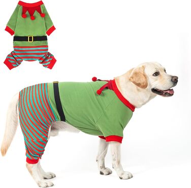 Світер для собак SCENEREAL на Новий Рік, костюм ельфа для собак великих, середніх та маленьких порід, дівчаток та хлопчиків, м'який, теплий, зимовий, святковий, червоний, універсальний (Getaway Solids) X-Large