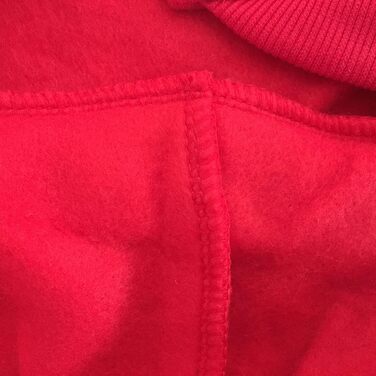 Світшот для собак Izefia з капюшоном, теплий флісовий светр з бавовни для маленьких, середніх та великих собак (S, червоний)