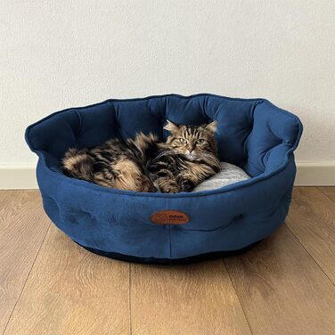 Ліжко для собак та котів King, 3 розміри, знімний чохол, можна прати в машині - Small 43 см