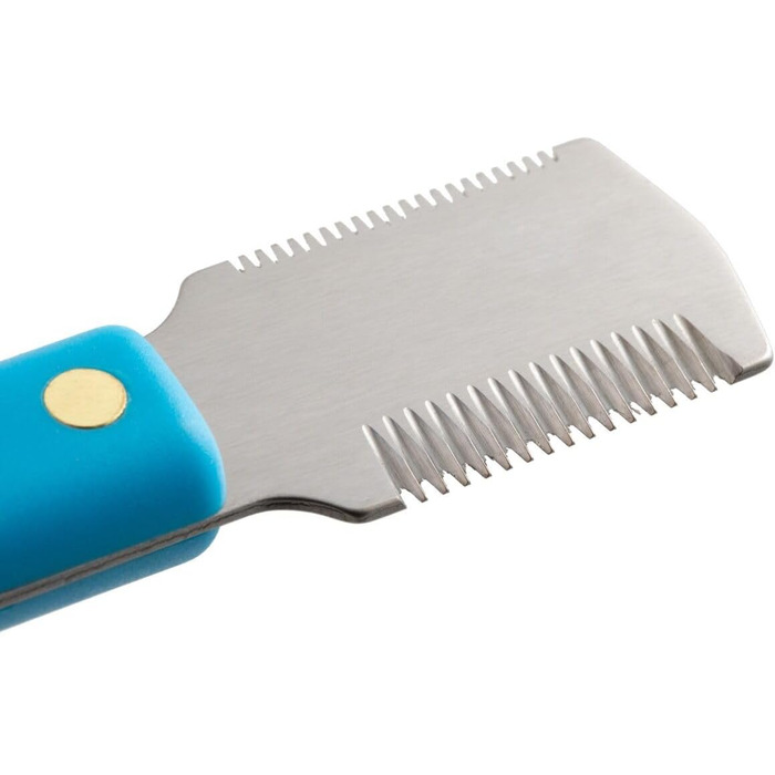 Професійний тример GROOM PROFESSIONAL для собак - ручний інструмент для грумінгу - ідеальний для середньої та густої шерсті - зручна ручка, дрібна/груба насадка