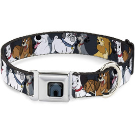 Нашийник для собак Disney Dogs 45,7-81,3 см сіро-чорний