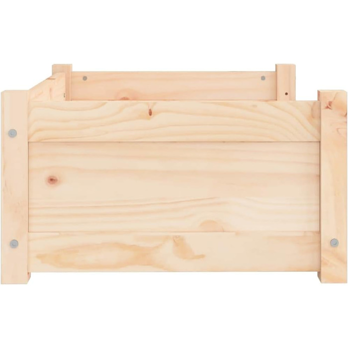 Ліжко для собак та котів біле з масиву сосни. Велике, середнє, зручне, 65,5x50,5x28 см. З інструкцією з монтажу.