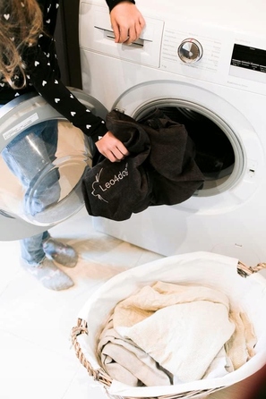 Лежак для собак Leo4dog з вельвету, зі знімним чохлом для прання, колір Оливка, XL 115x90