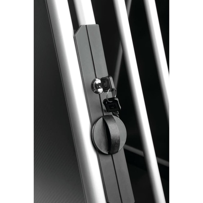 Транспортна переноска для тварин 83x73x66 см, алюміній та тканина