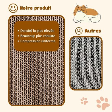 Кігтеточка ULTRALARK з ліжком та зоною відпочинку, двостороння, коричнева