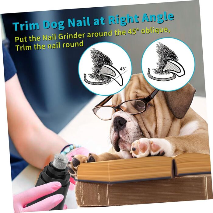 Електричний триммер для нігтів тварин BESPORTBLE: безпечний, простий у використанні, з алмазною обробкою