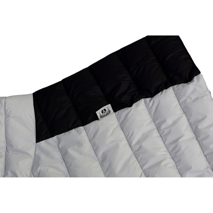 Теплий водонепроникний комбінезон для собак Off White XL, зимова куртка з 4-ма штанинами, вітрозахисна, з відбивачами, для малих, середніх і великих порід