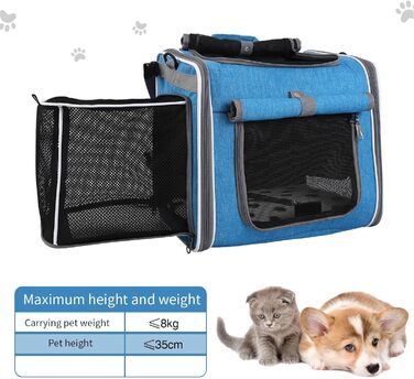 Корзина для собак та котів на велосипед – зручна переносна сумка з безпекою, сумісна з багатьма велосипедами