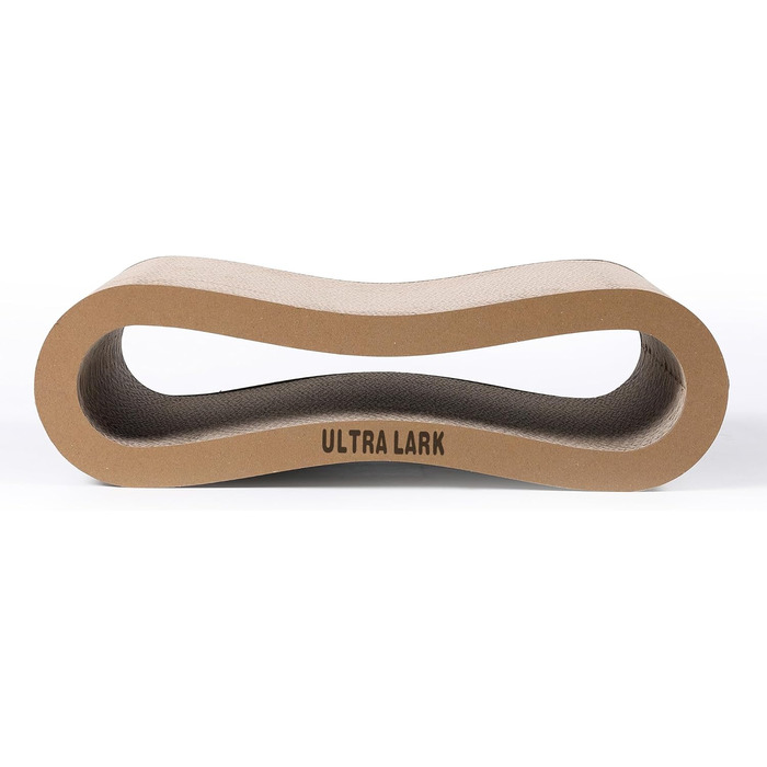 Кігтеточка ULTRALARK з ліжком та зоною відпочинку, двостороння, коричнева