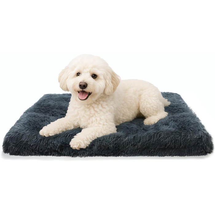 М'яке ортопедичне ліжко для собак DONWEI, килимок для собак, миється, знімний чохол, неслизька підстилка для лежанки, 75x50x6 см, сірий колір