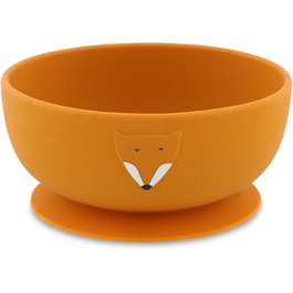 Тарілка для дитячого харчування Trixie Mr. Fox з присоскою, помаранчевий колір