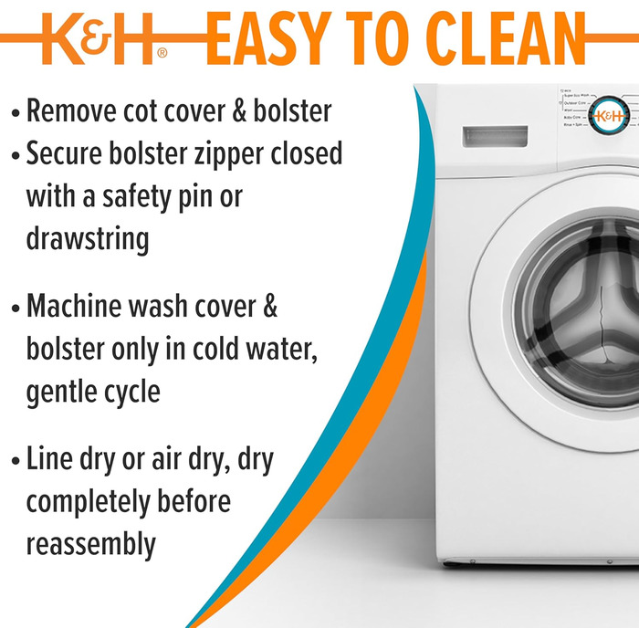 Ківш для собак K&H Pet Products Bolster, з охолодженням, для дому та вулиці, підняте ліжко для собак з знімними валиками для шиї, знімний мережевий чохол, підходить для середніх собак, антрацитовий/чорний, 81 x 64 x 28 см