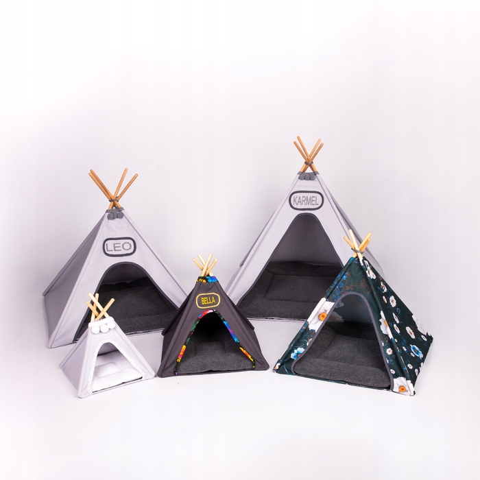 Святковий будиночок для котів та собак, XL 55x55 см, червоний