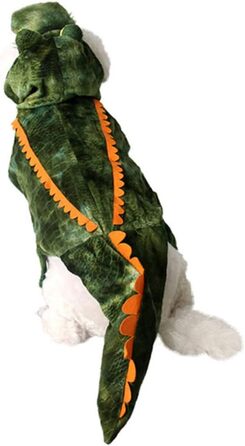 Костюм крокодила для собак: теплий і зручний халат для маленьких собак, цуценят та котів. Ідеально для фотосесій та свят.