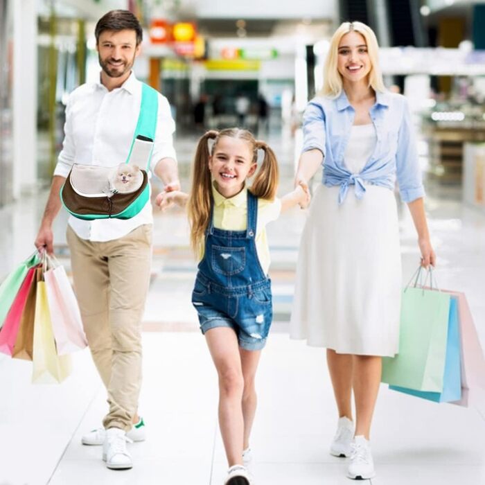 Транспортна сумка для собак та котів FeimaX Roa (S, Зелений)