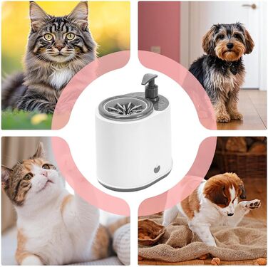 Автоматичний очисник лап для собак та котів | Портативний мийник лап з м'якою щетиною та мильним відсіком