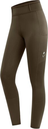 Еластичні штани для верхової їзди ELT Reitleggings Ella, 140, коричнево-зелений