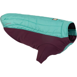 RUFFWEAR Powder Hound утеплена собача куртка, водо- та вітрозахисна, зимовий флісовий комбінезон для собак, бірюзова, розмір L