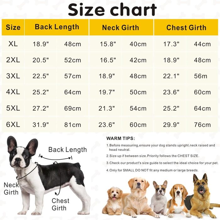 Водонепроникні куртки для собак, зимові теплі куртки для собак, одяг для домашніх тварин з відбиваючими елементами, куртки для собак у холодну погоду, затишні костюми для снігу, куртки та жилети для собак маленьких, середніх та великих порід (жовтий, 5XL)