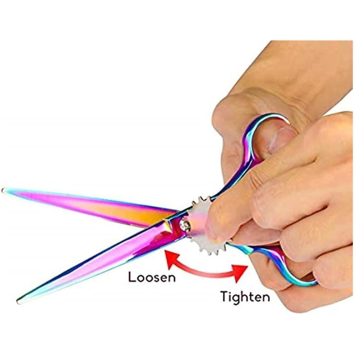 Професійна ножиця для грумінгу собак, вигнута та пряма, набір ножиць для догляду за собаками, 7 дюймів