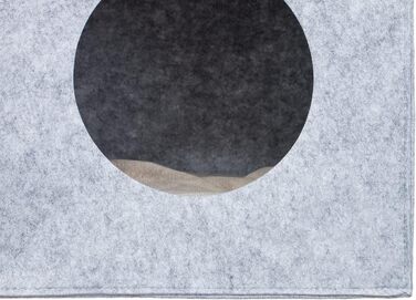 Кішка/Собака: Хатинка з фетру 33x33x33 см, м'яке ліжко з подушкою, складана, сірого кольору