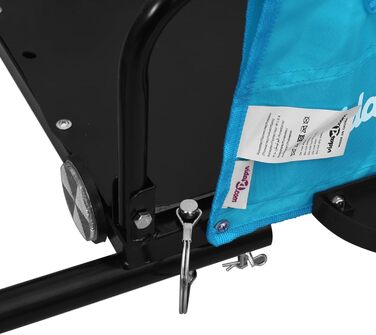 Фahrradanhänger ARKEM: Причіп для велосипеда, корзина для собак, блакитний, Oxford-Gewebe, з кулею