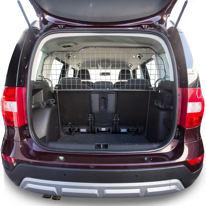 Автомобільна решітка для багажника Travall для Skoda Yeti (2009-2017), захисна перегородка для перевезення домашніх тварин та вантажу, сталева, індивідуальна, для захисту багажного відсіку