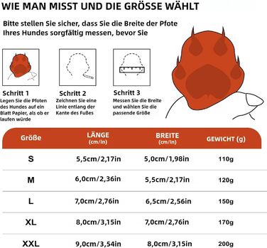 Водонепроникні чоботи для собак, 4 шт. Антиковзаючі собачі чоботи з неслизькою підошвою та світловідбиваючим кріпленням, для маленьких, середніх та великих собак (XL, Помаранчеві)