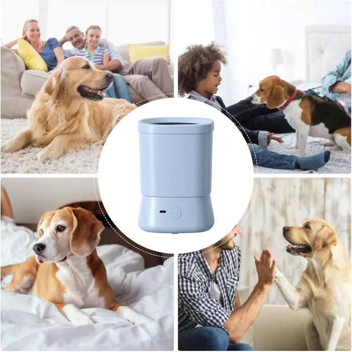 Миска для миття лап собак Patifirst - 2 швидкості, захист від бризок, для дому, прогулянок, подорожей, купання