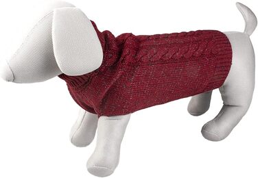 Теплий трикотажний пуловер для собак Duvoplus, 70 см, зелений, з отворами для лап, 100% акрил