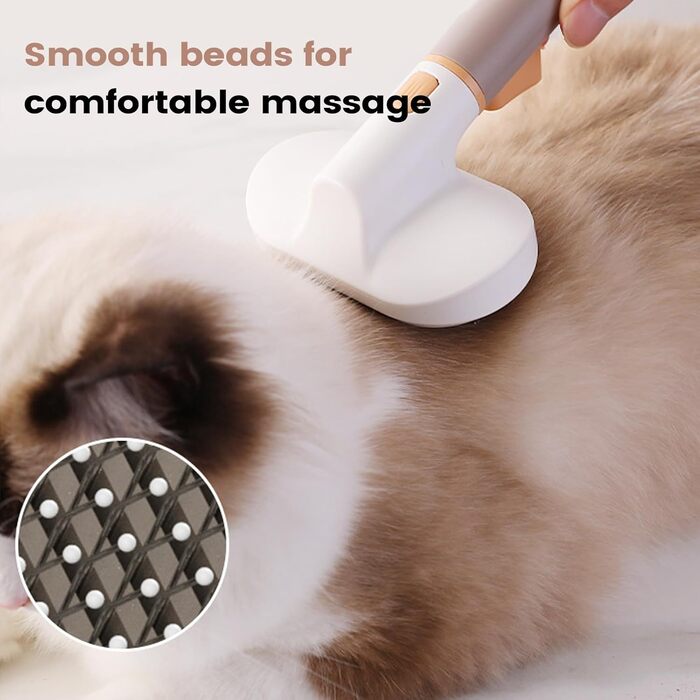 Щітка для тварин: гребінь для чищення, масажу та видалення ворсу у котів та собак. Підходить для дому, квартири, офісу.