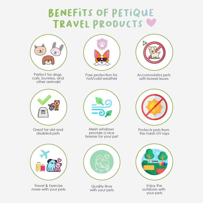 Візок для собак та котів Petique Trailblazer Jogger – блакитний, великий, з великим об'ємом для зберігання, складна конструкція, повітряні колеса, 3 повідки, віконце Peek-a-Boo