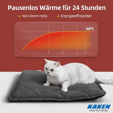 Самонагрівальна ковдра для котів Mora Pets, термоковдра без електрики, м'яка, нековзка, прана, 76x52 см