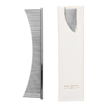 Гребінець для собак та котів | Щітка для догляду за шерстю, для довгошерстих порід, щоденний догляд, після купання, для літніх тварин та цуценят, срібна