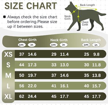 Теплий зимовий пуховик для собак PUMYPOREITY з віднімним коміром-гетром, флісова жилетка для маленьких та середніх собак (Бежевий, L)